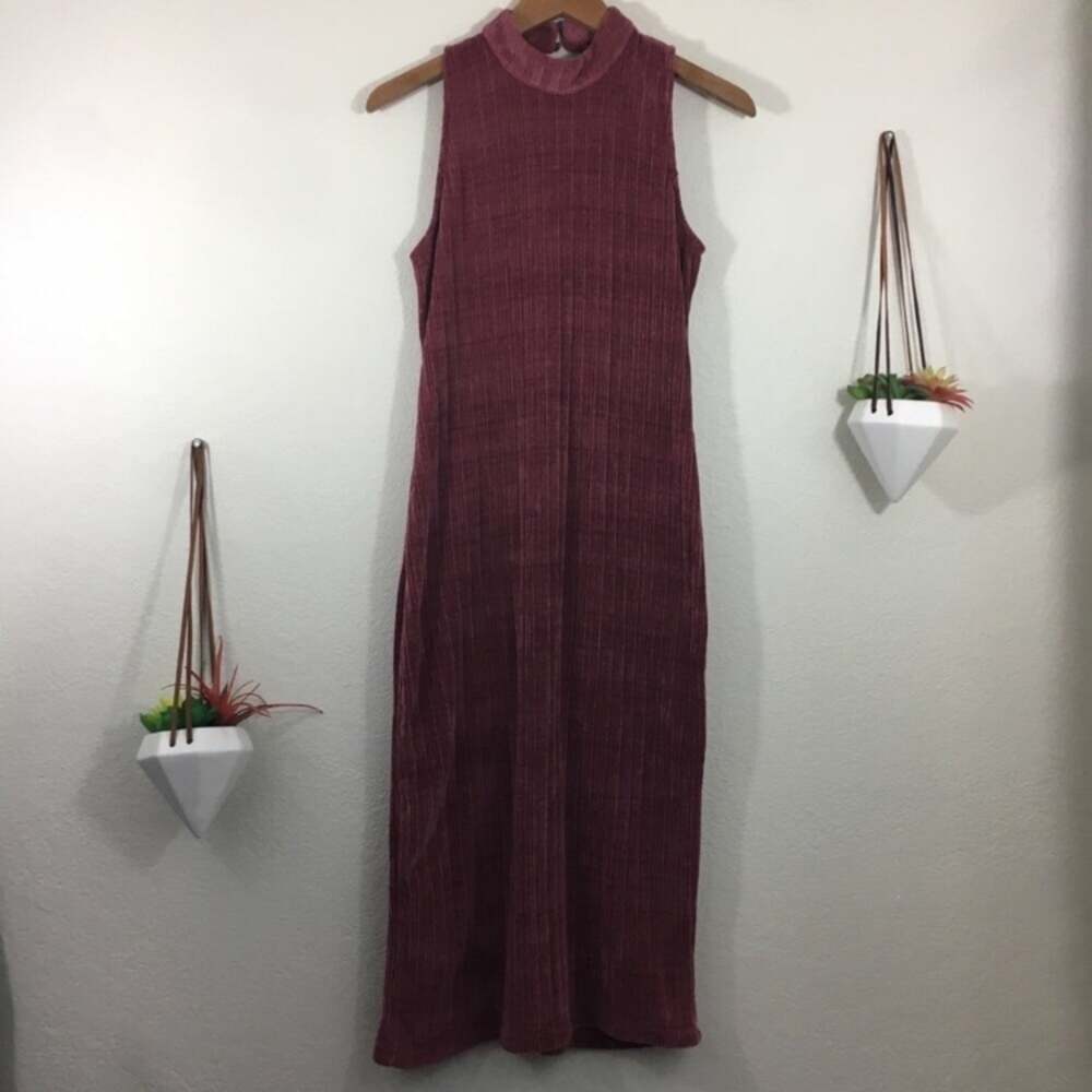 Lulus high neckline bodycon midi dress